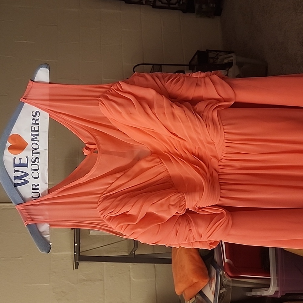 Bridesmaid Dress coral